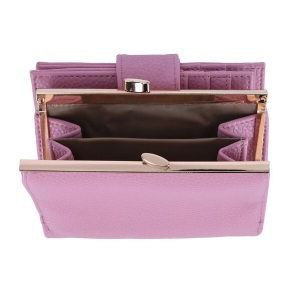 Buxton Women's Beautiful Vegan Leather Lexington Wallet - Picture 4 of 5